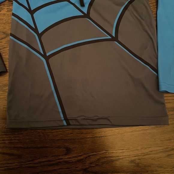 SPYDER Boys’ Web Half-Zip Base Layer Top Size Medium - Picture 4 of 5